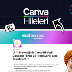 Canva'da Kolaylıkla Ustalaşın: %100 Orijinal Notion Rehberi, CANVA SIRLARI Açığa Çıkıyor